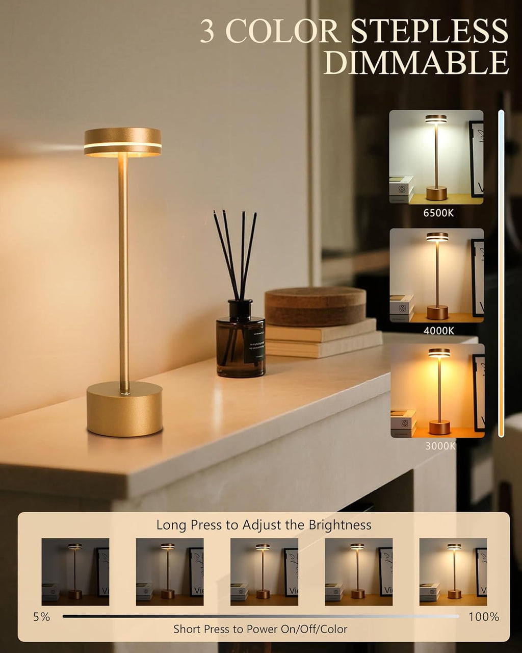 Cordless Table Lamp
