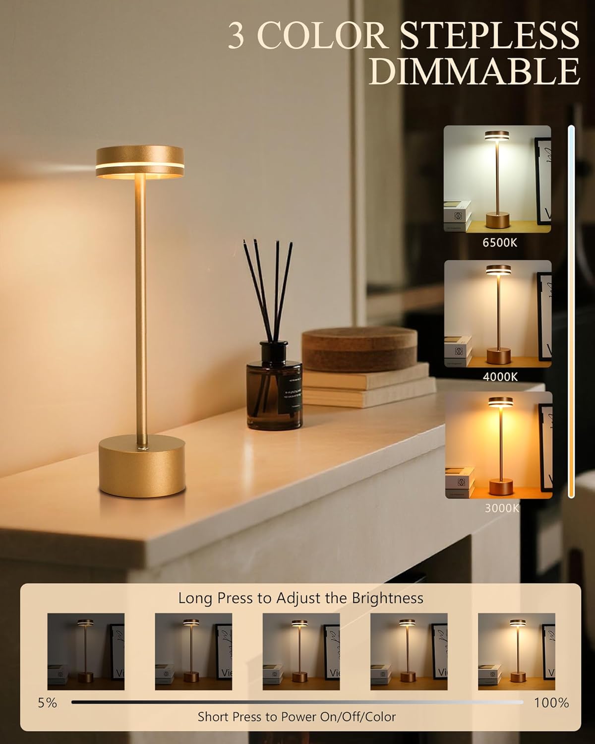 Cordless Table Lamp